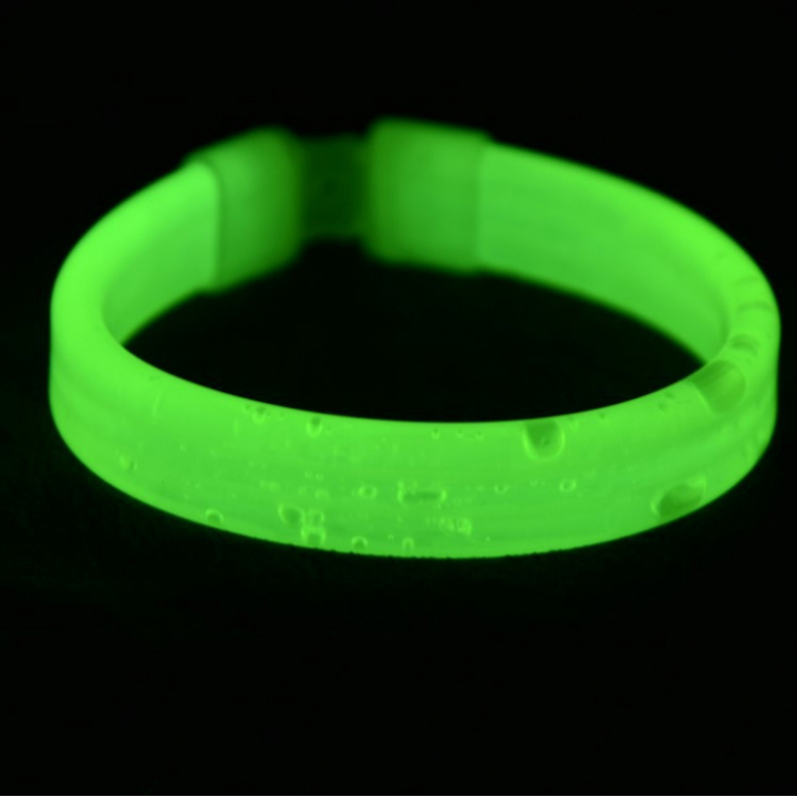 100 bracelets fluo & lumineux jaune