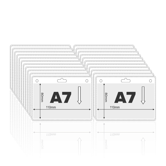 Porte-badge souple 110x80mm pour tous vos événements