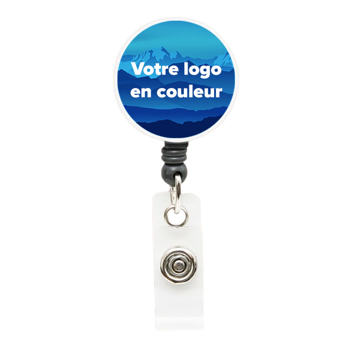 Porte badge enrouleur personnalisé