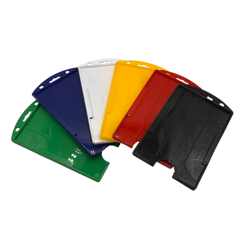 Porte-badge Vertical Jaune Avec Canards - Pour Profs, étudiants, Employés - Cordon 40 Cm, 2 Poches Cartes - Pratique Pour école, Bureau