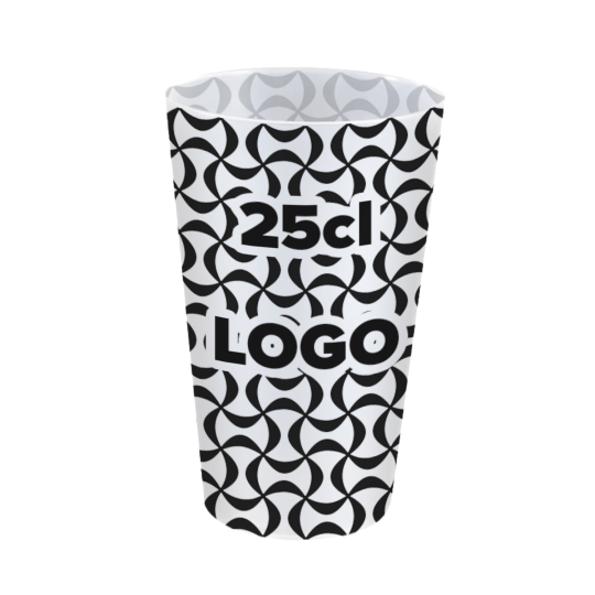 Gobelets 25cl personnalisés en sérigraphie - Qualité et durabilité