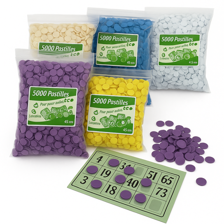 5.000 pastilles de marquage loto éco