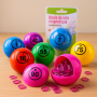 6 boules loto numérotées +100 pions Nouveau design