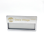 Badge nominatif aimanté 67x32 mm