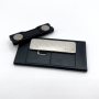 Badge nominatif aimanté 67x32 mm