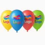 Ballons 25 cm personnalisés quadri