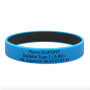 Bracelets silicone identification & santé Adulte