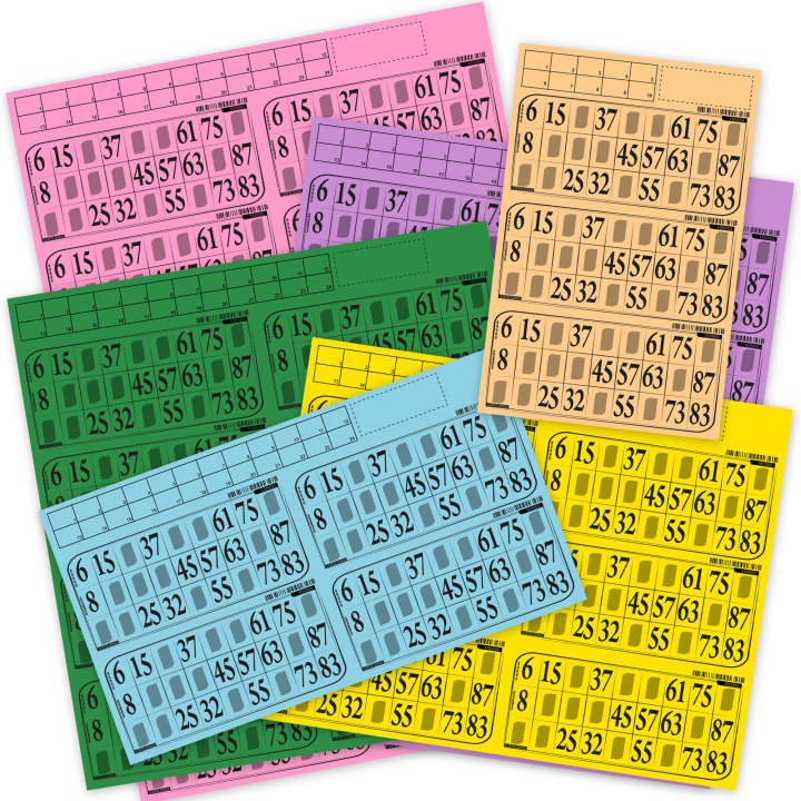 Plaques de loto à tamponner - 500 grilles souple (224g)