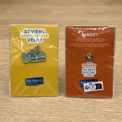 Emballage individuel pour pin's