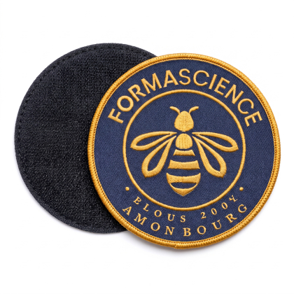 Écusson Tissé Velcro (male+femelle) Personnalisé