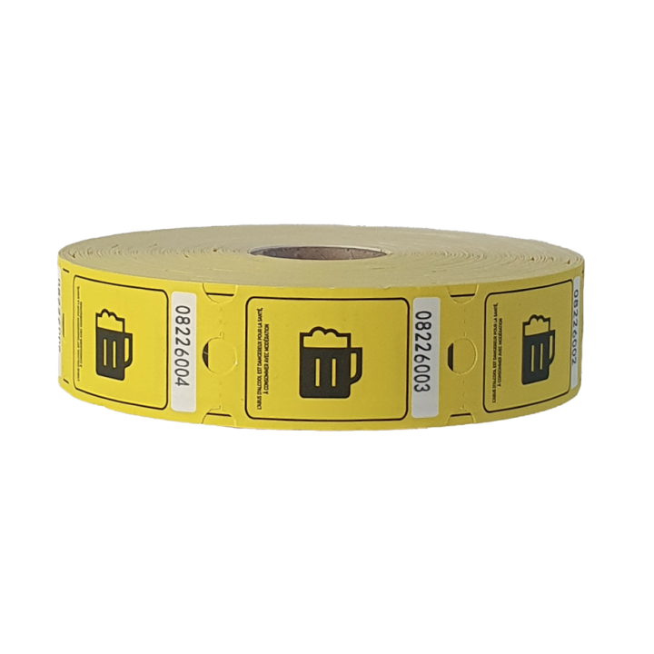 Rouleau de 1000 tickets Bière