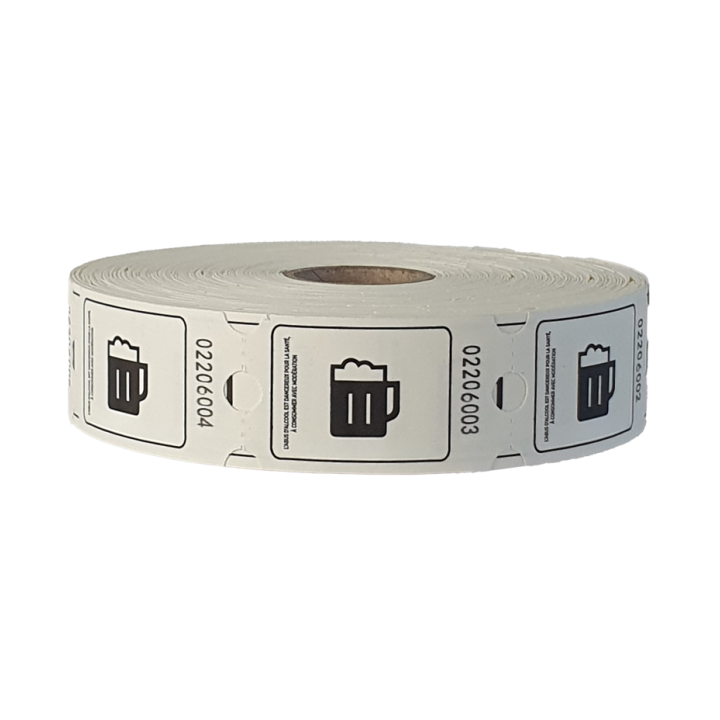 Rouleau de 1000 tickets Bière