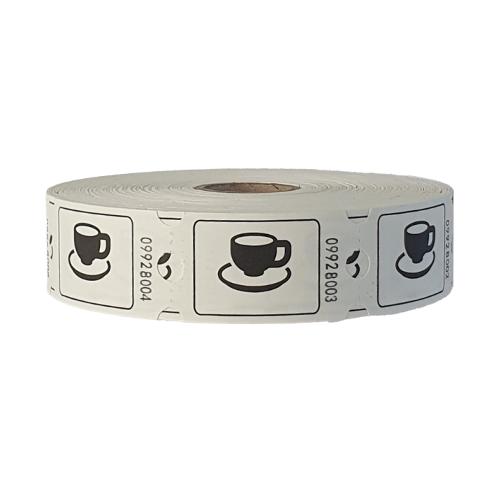 Rouleau de 1000 tickets Café