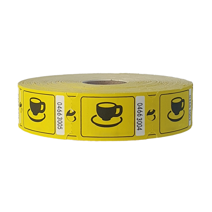 Rouleau de 1000 tickets Café