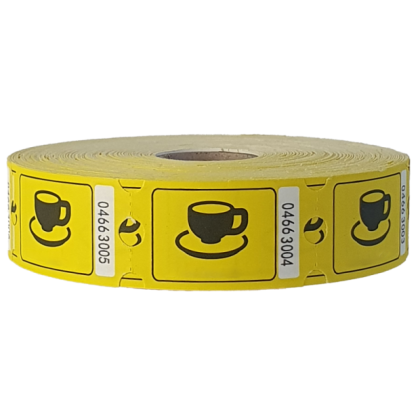 Rouleau de 1000 tickets Café