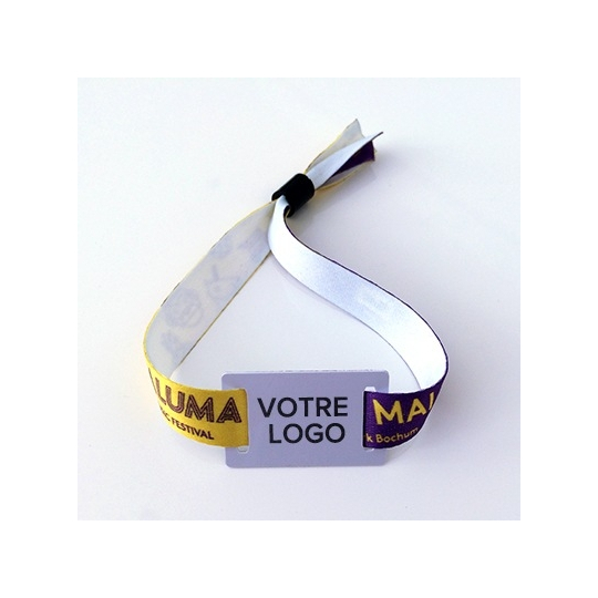Bracelet RFID polyester : solide et agréablement satiné !