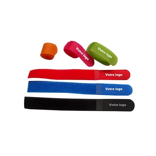Bracelets velcro résistants et entièrement personnalisables !