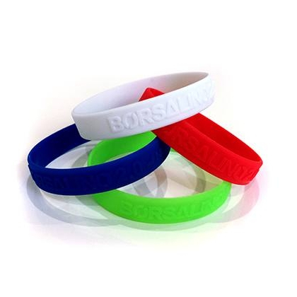 bracelet silicone en relief