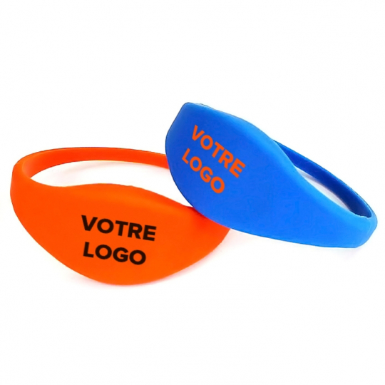 Bracelet RFID silicone ovale
