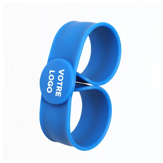 Bracelet RFID Silicone Slap : ludique, solide et personnalisé